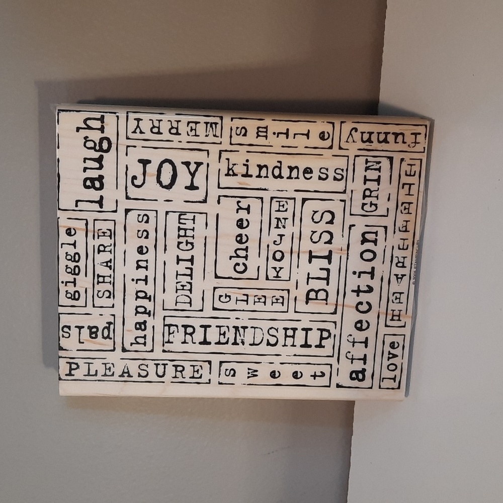 Word by Word Background stamp